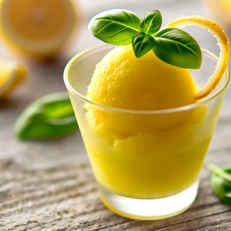 Sorbet Citron Basilic Novascope