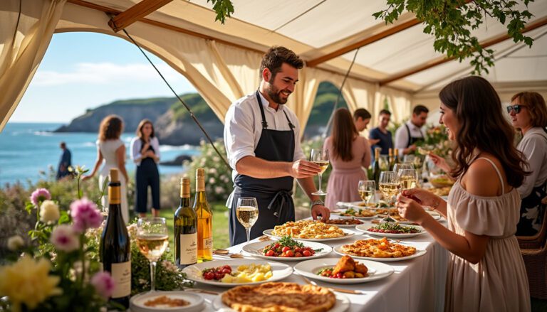 découvrez le salon vins et gastronomie à perros-guirec pour le week-end de pâques ! profitez d'une expérience immersive au cœur des saveurs, en dégustant des vins raffinés et des plats délicieux. rejoignez-nous pour célébrer la gastronomie locale dans une ambiance conviviale et festive.