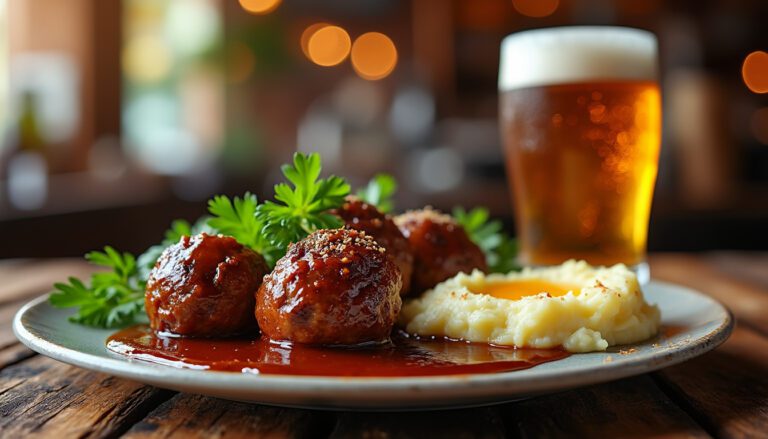 plongez dans l'univers des boulets à la liégeoise, un plat traditionnel et savoureux de la gastronomie belge. découvrez les secrets de sa préparation et laissez-vous séduire par ce délice culinaire qui ravira vos papilles.