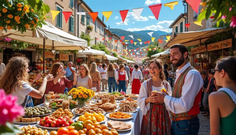 Puylaurens : un festival éclatant mêlant couleurs, gastronomie, culture et joie de vivre
