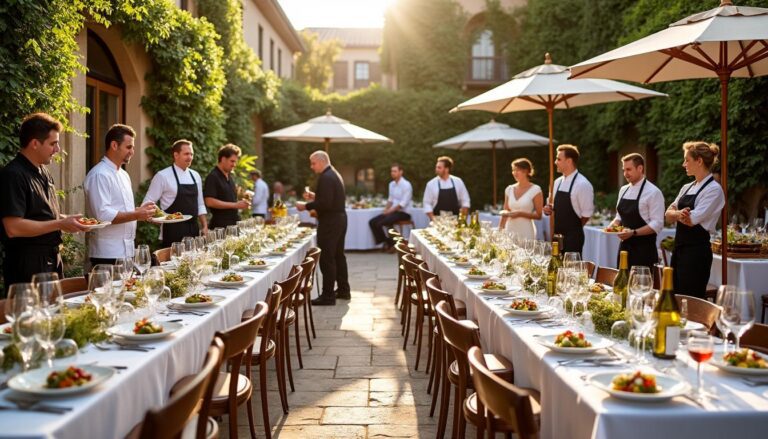 découvrez un week-end exceptionnel à rousset, où la gastronomie s'invite à votre table avec 10 chefs renommés et 6 vignerons passionnés. une expérience culinaire inoubliable alliant saveurs raffinées et vins d'exception.